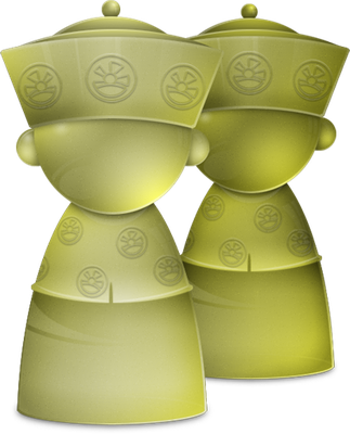 bonhomme pion - bonhomme - personnages - smiley émoticône émoji cartoon clipart illustration - artémotic