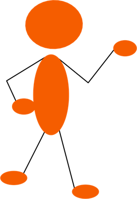 bonhomme allumette - bonhomme - personnages - smiley émoticône émoji cartoon clipart illustration - artémotic