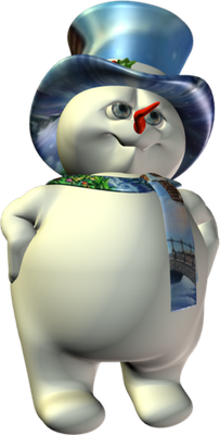 bonhomme de neige - bonhomme - personnages - smiley émoticône émoji cartoon clipart illustration - artémotic