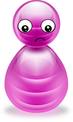 bonhomme pion - bonhomme - personnages - smiley émoticône émoji cartoon clipart illustration - artémotic