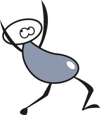 bonhomme allumette - bonhomme - personnages - smiley émoticône émoji cartoon clipart illustration - artémotic