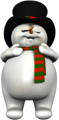 bonhomme de neige - bonhomme - personnages - smiley émoticône émoji cartoon clipart illustration - artémotic