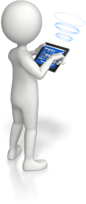 bonhomme blanc - bonhomme - personnages - smiley émoticône émoji cartoon clipart illustration - artémotic