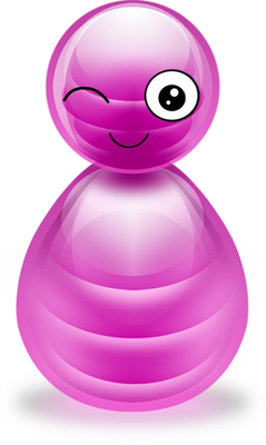 bonhomme pion - bonhomme - personnages - smiley émoticône émoji cartoon clipart illustration - artémotic