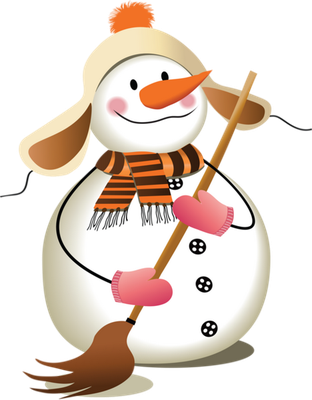 bonhomme de neige - bonhomme - personnages - smiley émoticône émoji cartoon clipart illustration - artémotic