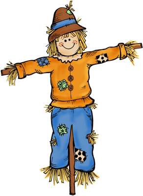 épouvantail - bonhomme - personnages - smiley émoticône émoji cartoon clipart illustration - artémotic