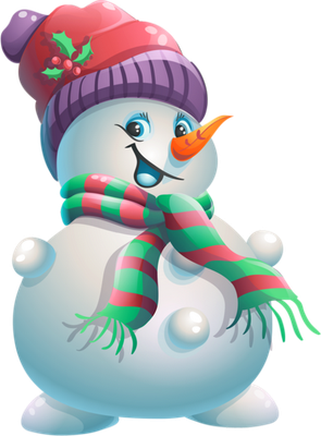 bonhomme de neige - bonhomme - personnages - smiley émoticône émoji cartoon clipart illustration - artémotic