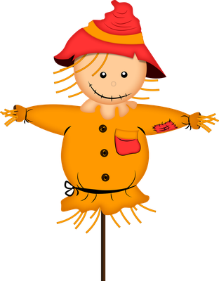 épouvantail - bonhomme - personnages - smiley émoticône émoji cartoon clipart illustration - artémotic