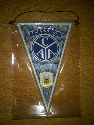 BANDERIN PENNANT FANION ACASSUSO