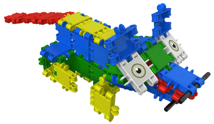 CLICS Box ZOO – Bauplan-Modell: Schnuffeltier
