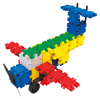 CLICS Rollerbox 25 in 1 CB803 – Bauplan-Modell: Propellerflugzeug
