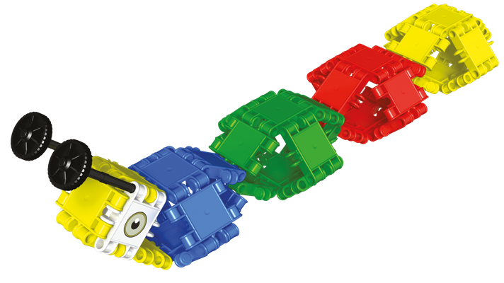 CLICS Box ZOO – Bauplan-Modell: Raupe