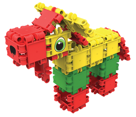 CLICS Box ZOO – Bauplan-Modell: Esel