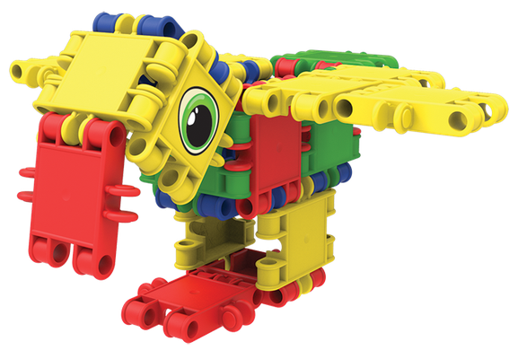CLICS Box ZOO – Bauplan-Modell: Papagei