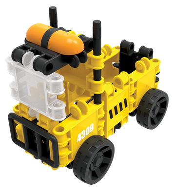 CLICS Rollerbox 20 in 1 CB606 – Bauplan-Modell: Baustellen-Fahrzeug