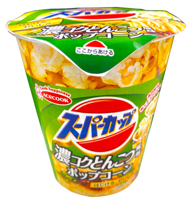 スーパーカップ濃コクとんこつ風味ポップコーン