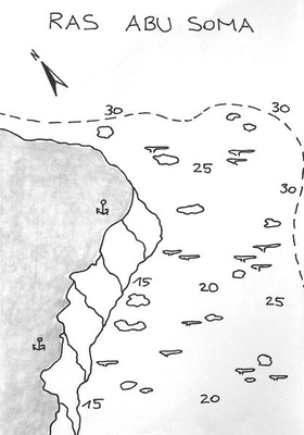 Ras Abu Soma, erste Steilwand von Safaga, bei jedem Wetter möglich, großes Plateau