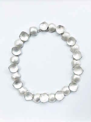 Blüten Collier Silber