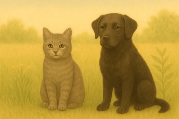 Hond en kat in liefdevolle verbinding – afgestemde communicatie met huisdieren