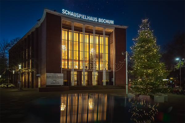 Schauspielhaus Bochum zur Weihnachtszeit