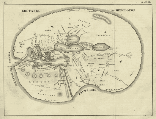 Erdkarte Herodotos
