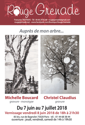 Exposition Michel Boucard et Christelle Claudius - gravures