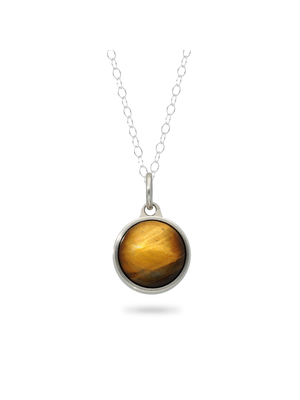 Gemstone- Edelstahl mit Vergoldung , befüllbarer Edelstein - 249,00 € , Kette -44,00 €