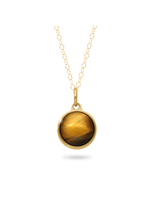 Gemstone- Edelstahl mit Vergoldung , befüllbarer Edelstein - 249,00 € , Kette -44,00 €