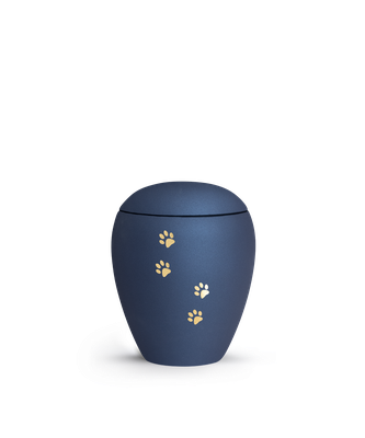 Edition Verona, velvet navy, vier Pfoten gold gebürstet 0,5 l = 98,00 € , 1,5 l = 118,00 €  und 2,8 l = 138,00 €