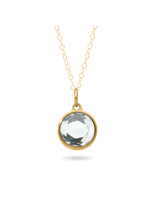 Gemstone- Edelstahl mit Vergoldung , befüllbarer Edelstein - 249,00 € , Kette -44,00 €