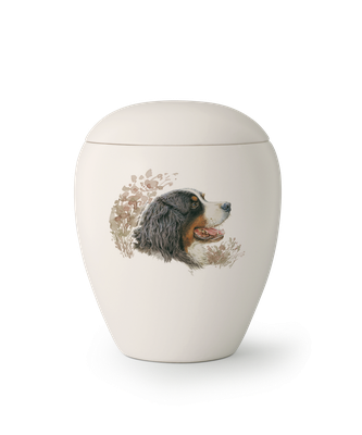 Edition Bianco, matt-weiß glasiert, Motiv Berner Sennenhund von Hand bemalt  2,8 l = 178,00 €