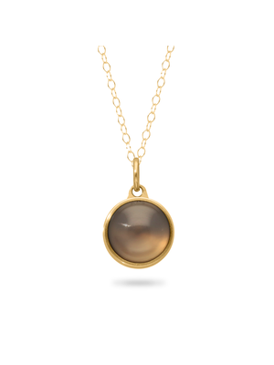 Gemstone- Edelstahl mit Vergoldung , befüllbarer Edelstein - 249,00 € , Kette -44,00 €