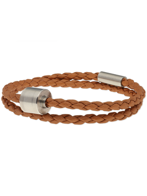 Herrenarmbänder mit Edelstahl in silber oder schwarz mit Leder/nautischem Seil -179,00 €