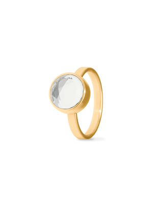 Gemstone -Edelstahl mit Vergoldung mit einem befüllbaren Edelstein , Durchmesser 10 mm -249,00 €