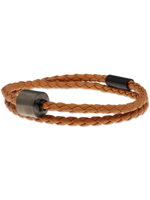 Herrenarmbänder mit Edelstahl in silber oder schwarz mit Leder/nautischem Seil -179,00 €