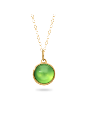 Gemstone- Edelstahl mit Vergoldung , befüllbarer Edelstein - 249,00 € , Kette -44,00 €