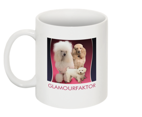 Glamour Tasse Pudel