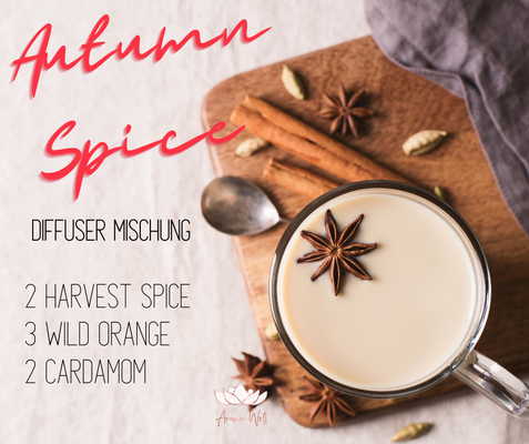 Aroma Welt: doTERRA Harvest Spice Wild Orange Cardamom Diffuser Mischung - Diffuser Rezepte
