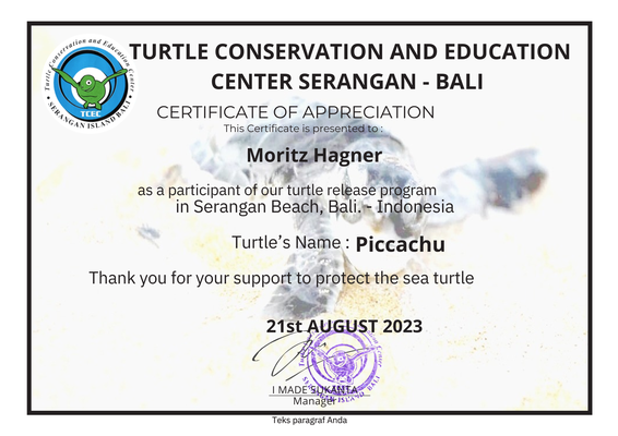appreciation certificate 