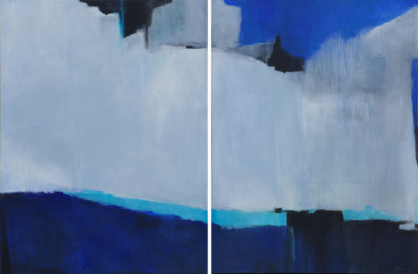 Hellas / 2 ( 120 x 160)cm / Acryl auf Textil / 2019