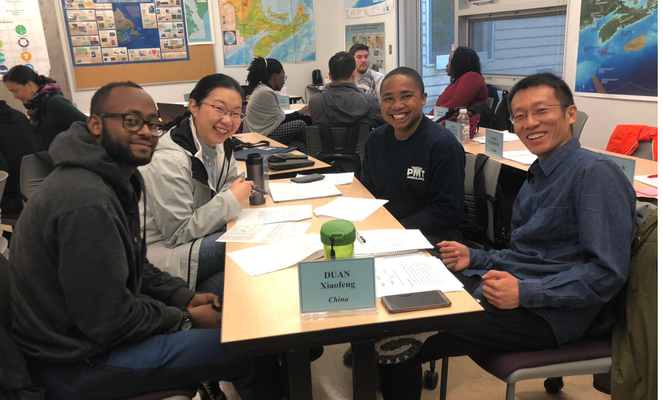 Training Programme participants during classroom discussions. Photo credit: IOI Canada