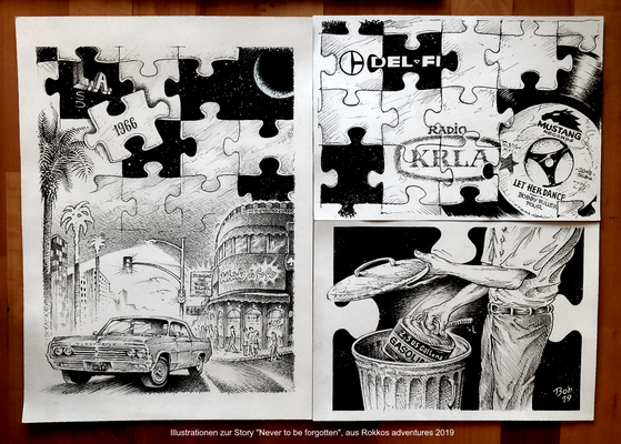 Illustration "Rokkos adventures"-Mag, 2019/2 & 3
