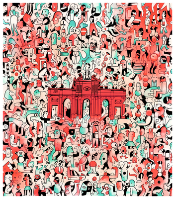 Puerta de Alcalá flash