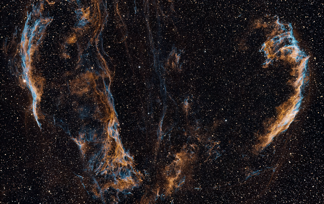 NGC 6992 Veil Nebula HOO  - 07/2022