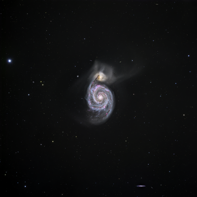 Messier 51 - Whirlpool Galaxy - 04/2026 - 25h