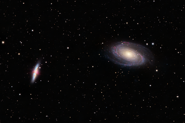 M 81 & M 82 Bodes Galaxy & Cigar Galaxy - 04/2023 