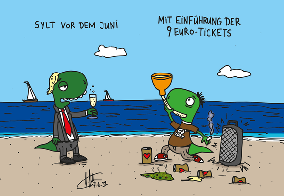 Mit dem 9-Euro-Ticket auf die Insel (Juni 2022)