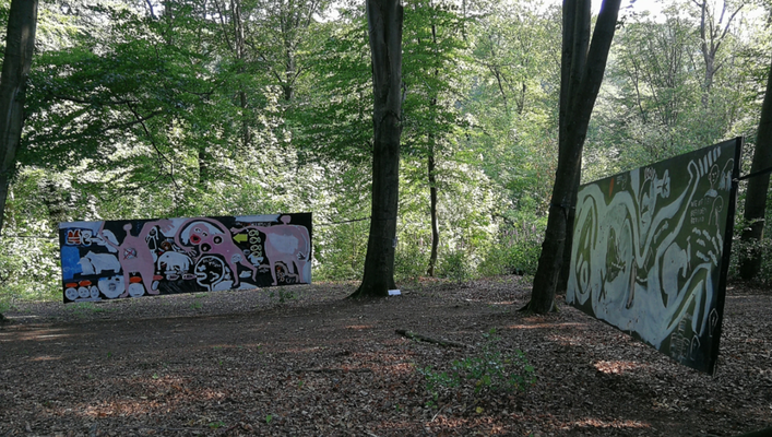 weltwundern, Ausstellung im Wald 2019
