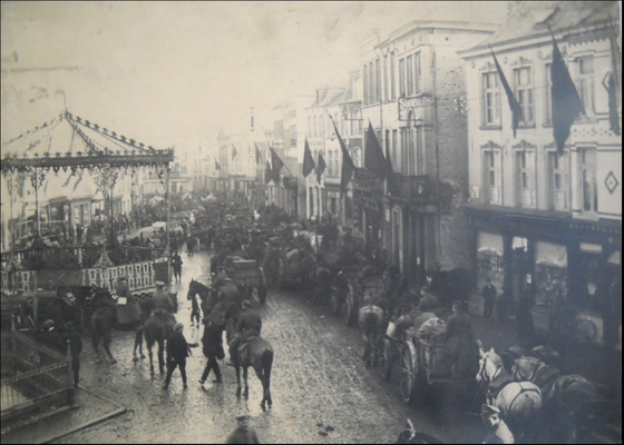 La retraite des Allemands en 1918