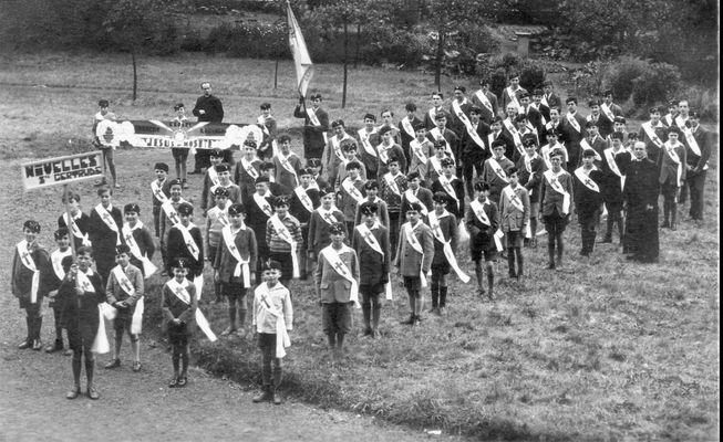 Juin 1931 - Congrès eucharistique à Nivelles au collège Sainte-Gertrude